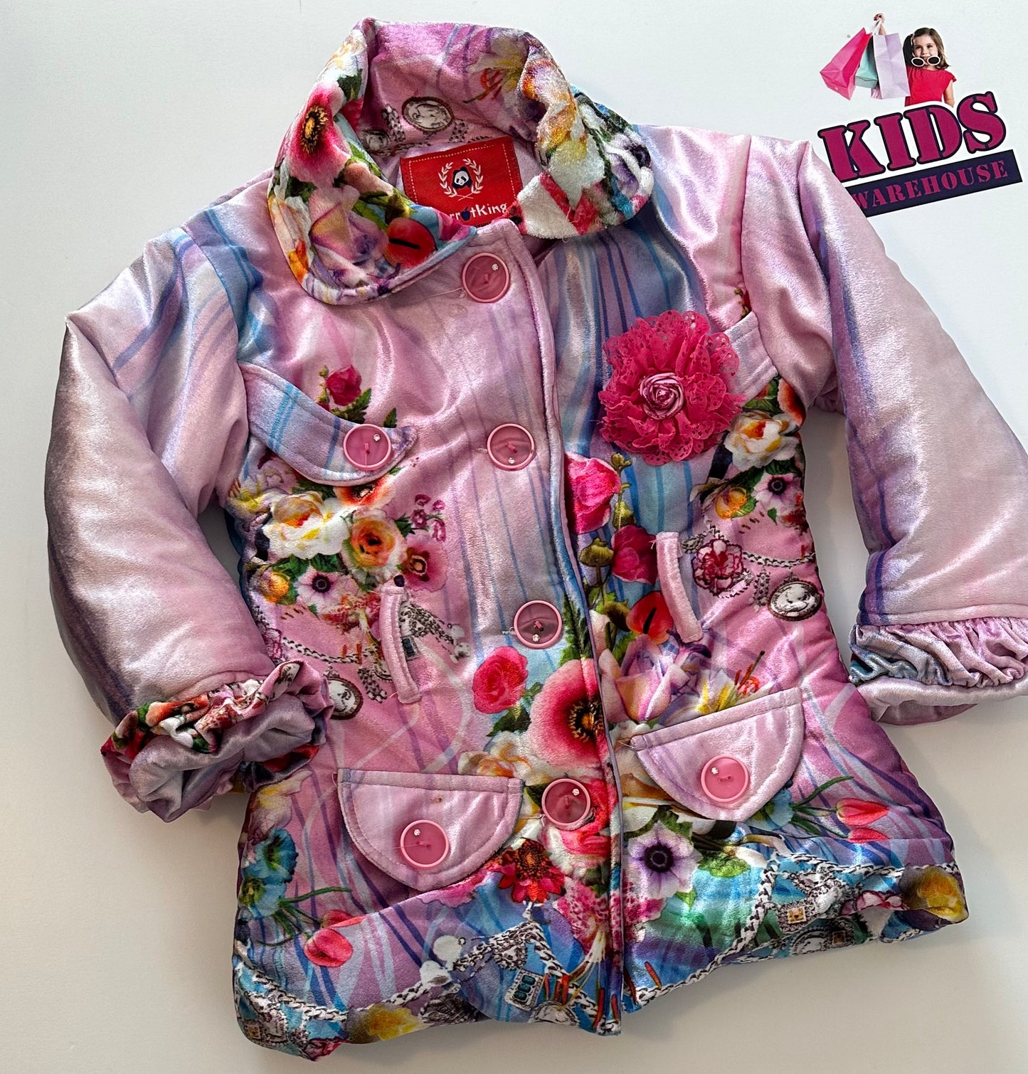 ParrotKing Pink Thick Jacket Size 3