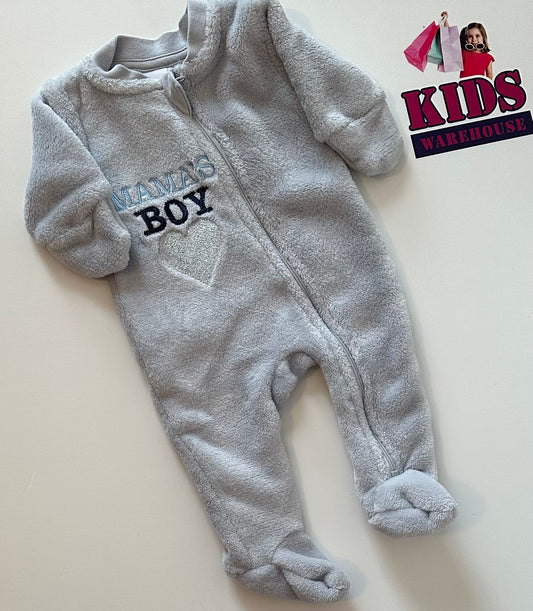 Mama’s Boy Fluffy Zip Jumpsuit Size 00000