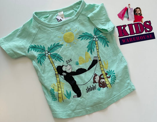 Monkey Green Top Size 00