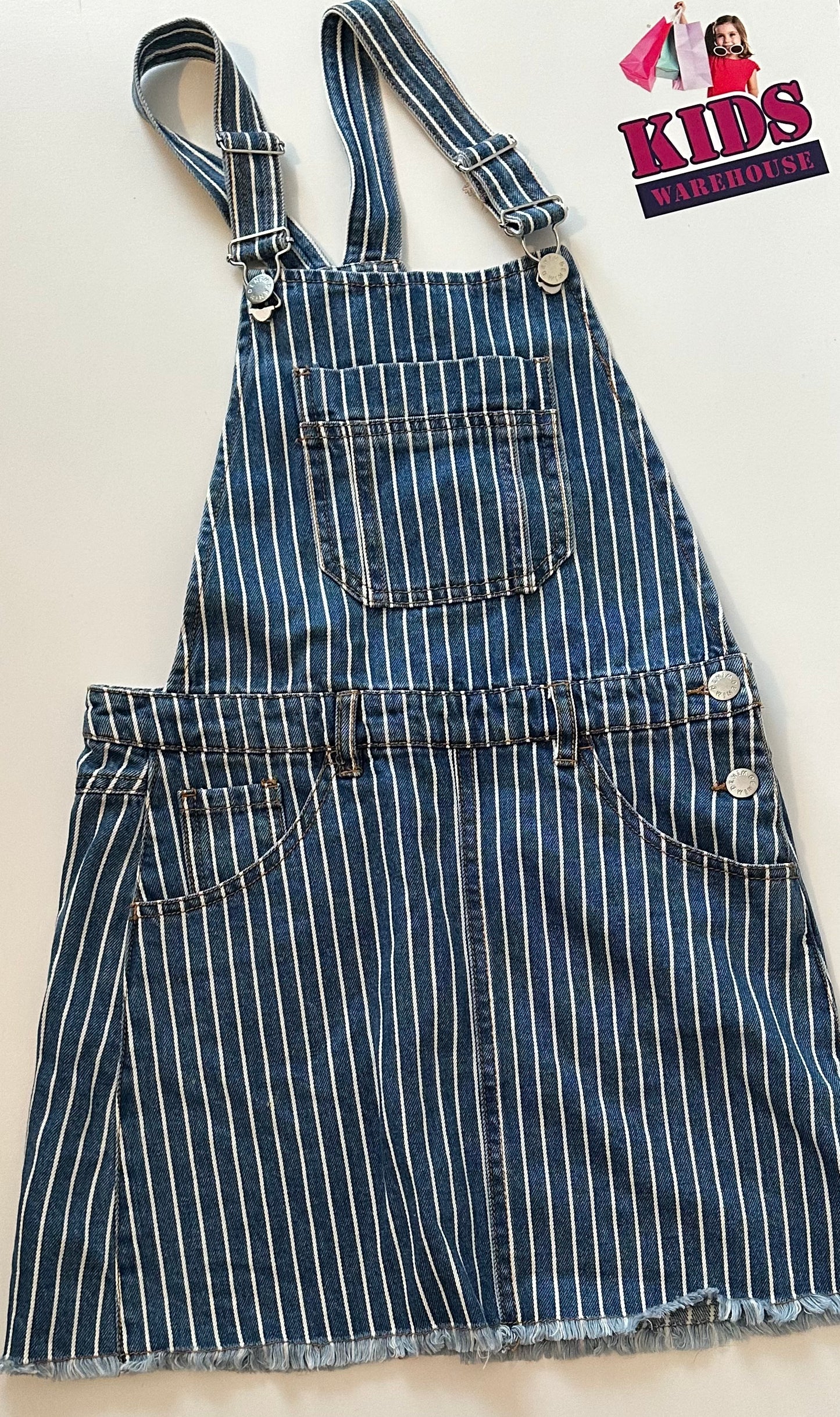 Target Denim Striped Dress Size 10