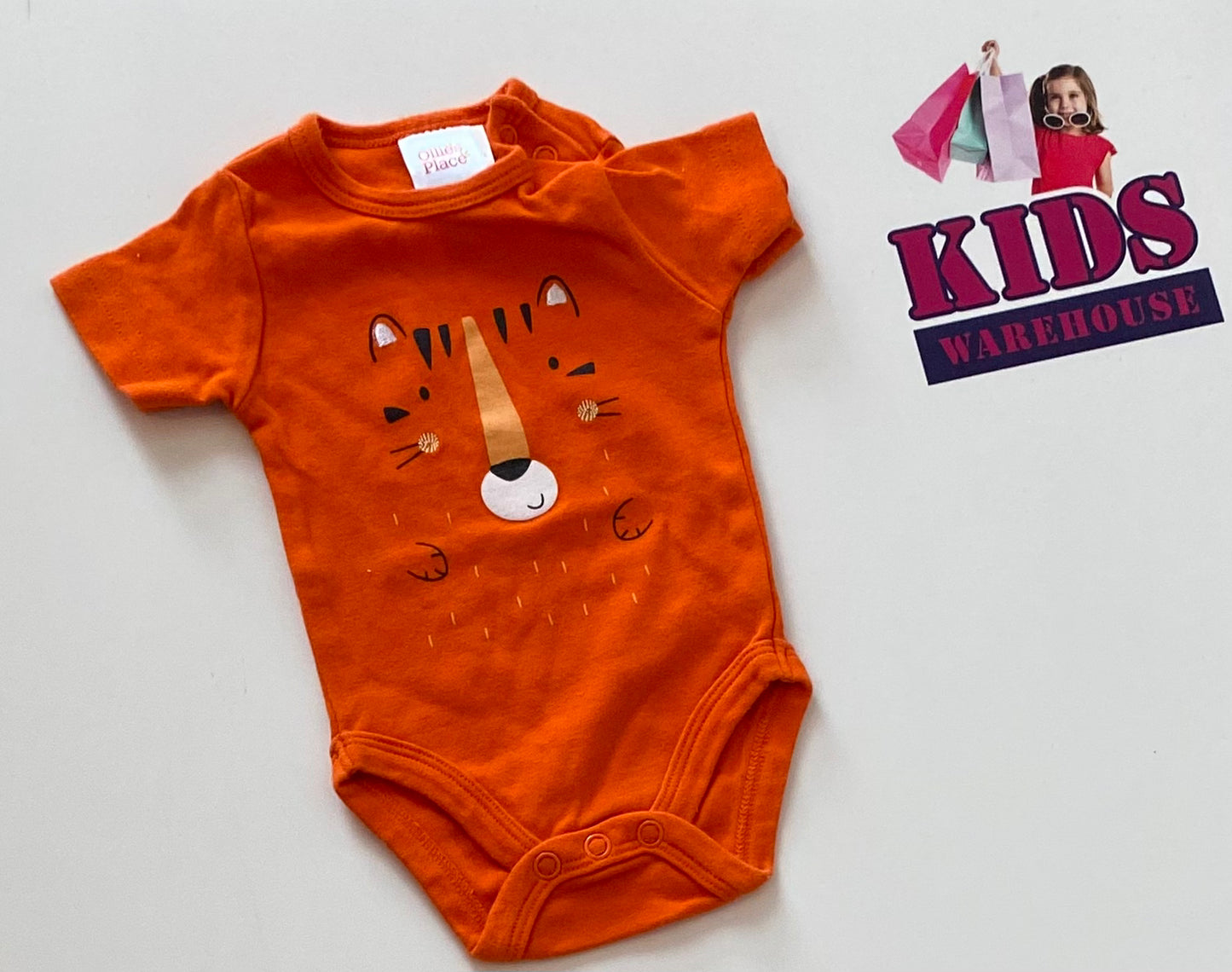 Ollie’s Place Orange Tiger Bodysuit Size 0000