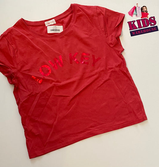 Lily Loves Red Tee Size 10