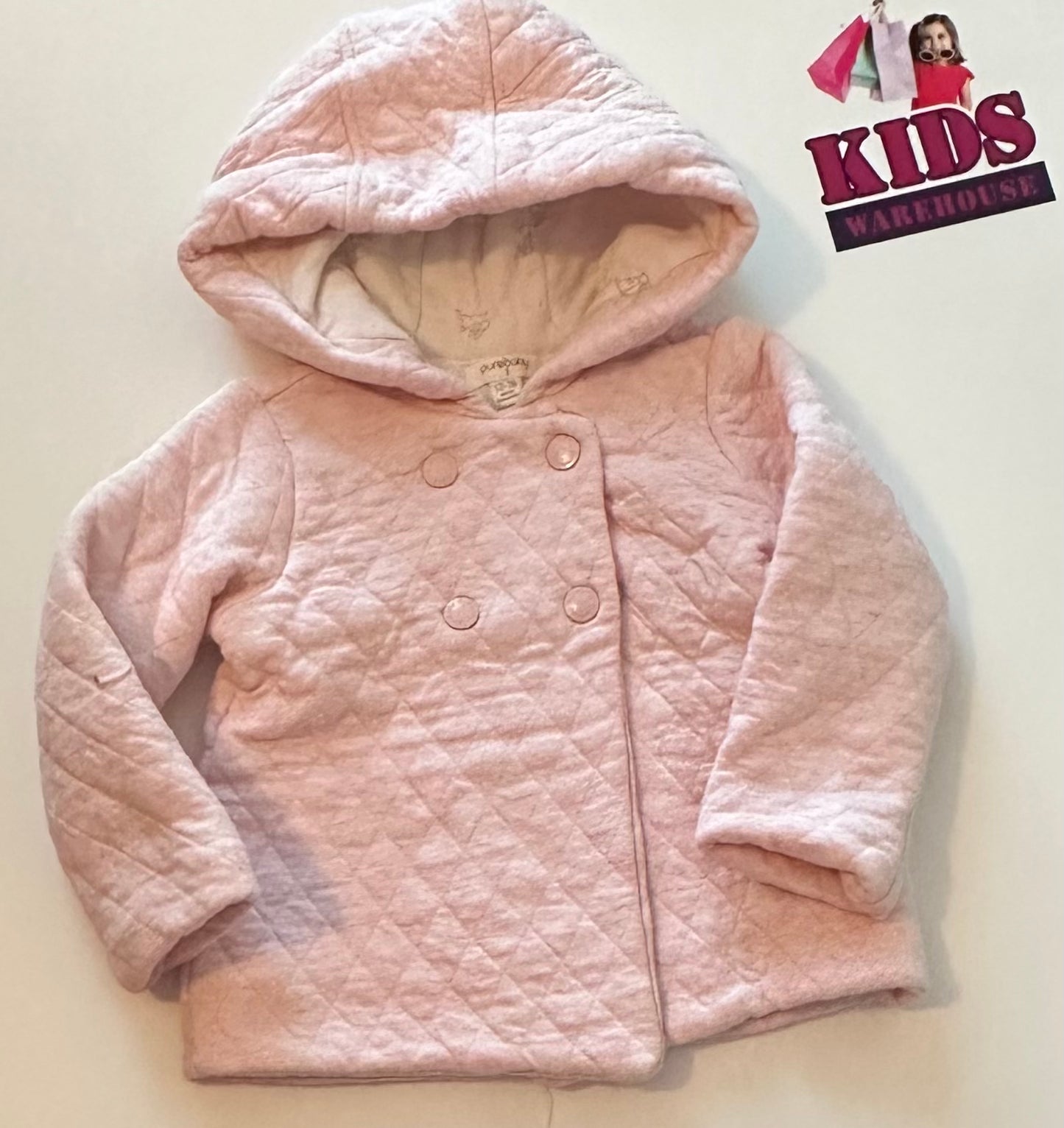 Purebaby Pink Thick Jacket Size 1