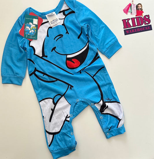 New Pat Pat The Smurfs Jumpsuit Size 00